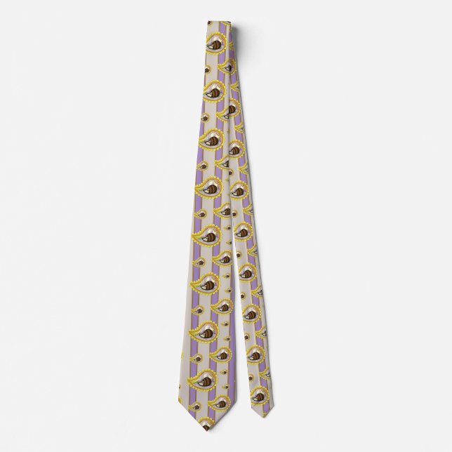 Corbata de hombre Chrissy el Erizo (Anverso)