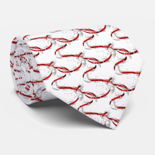 Corbata de hombre con cinta de fiesta