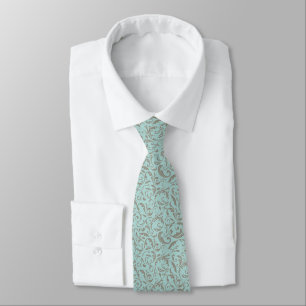 Corbata de hombre con estampado damasco