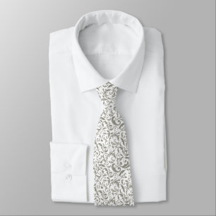 Corbata de hombre con estampado damasco