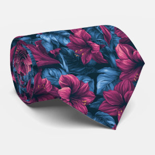 Corbata de hombre con estampado de amarilis para b
