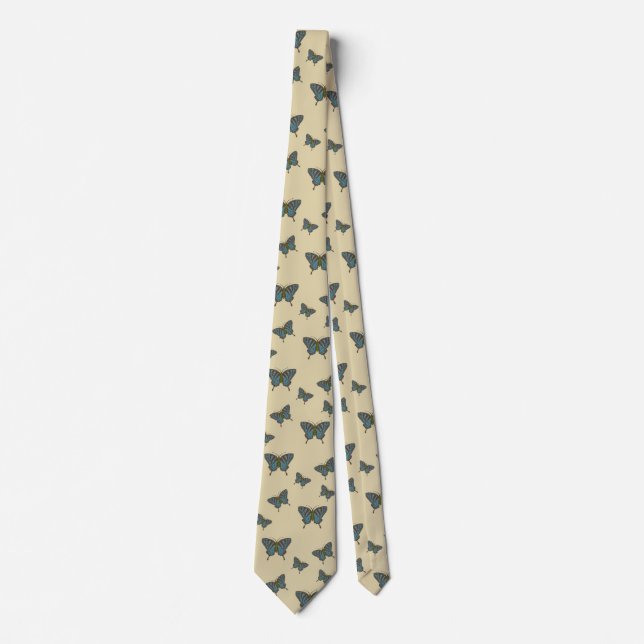 Corbata de hombre de cola de milano japonesa (Anverso)