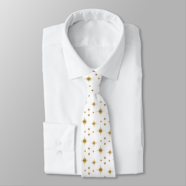 Corbata de hombre de estrellas de vacaciones (Atado)