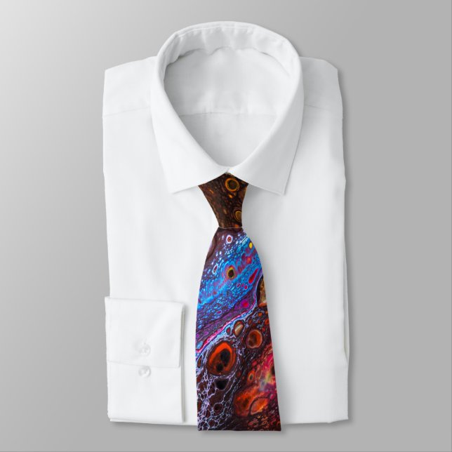 Corbata de hombre de lava caliente (Atado)