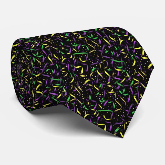 Corbata de hombre de Mardi Gras (Enrollado)