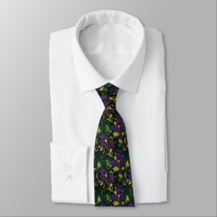 Corbata de hombre de Mardi Gras