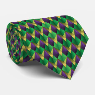 Corbata de hombre de Mardi Gras
