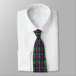 Corbata de hombre de Mardi Gras