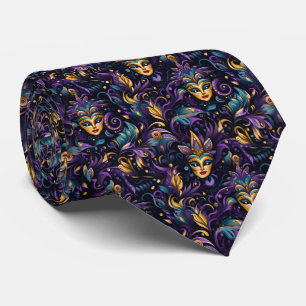 Corbata de hombre de Mardi Gras