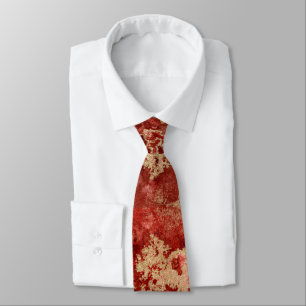 Corbata De Hombre De Ocasión Especial De Tinta Roj