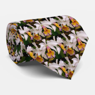 Corbata de hombre de orquídeas Cattleya