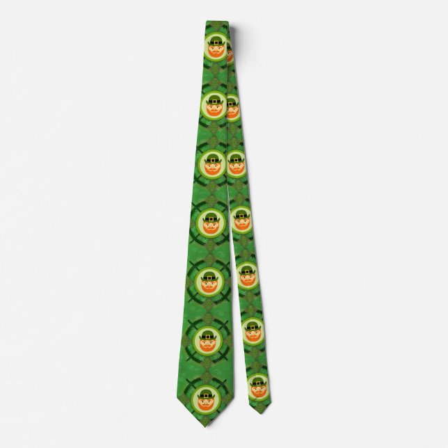 Corbata de hombre duende de San Patricio (Anverso)