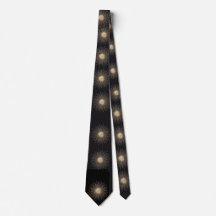 Corbata de hombre elegante con explosión de estrel