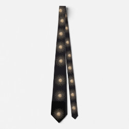 Corbata de hombre elegante con explosión de estrel