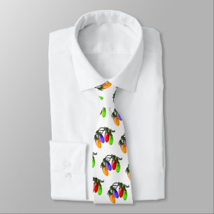 Corbata de hombre-Luces de Navidad