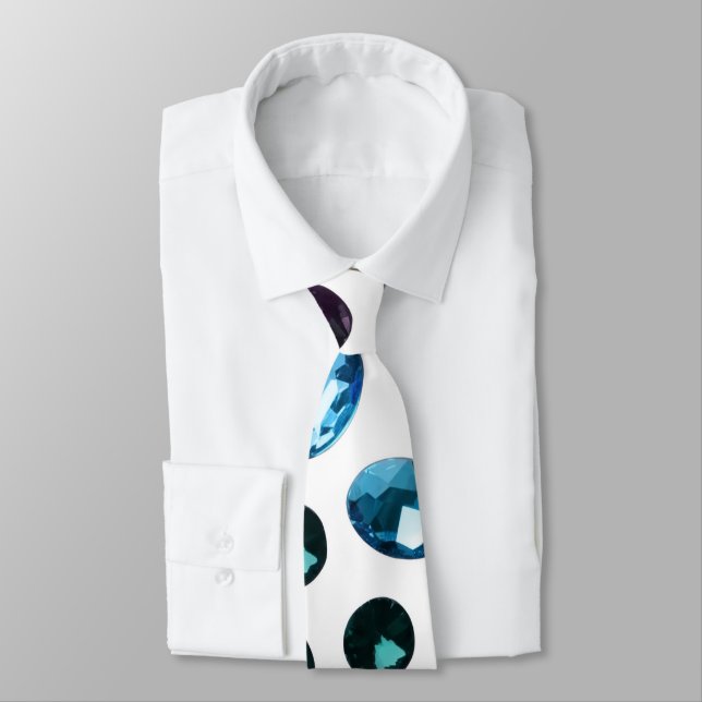 Corbata de hombre personalizada de geología (Atado)