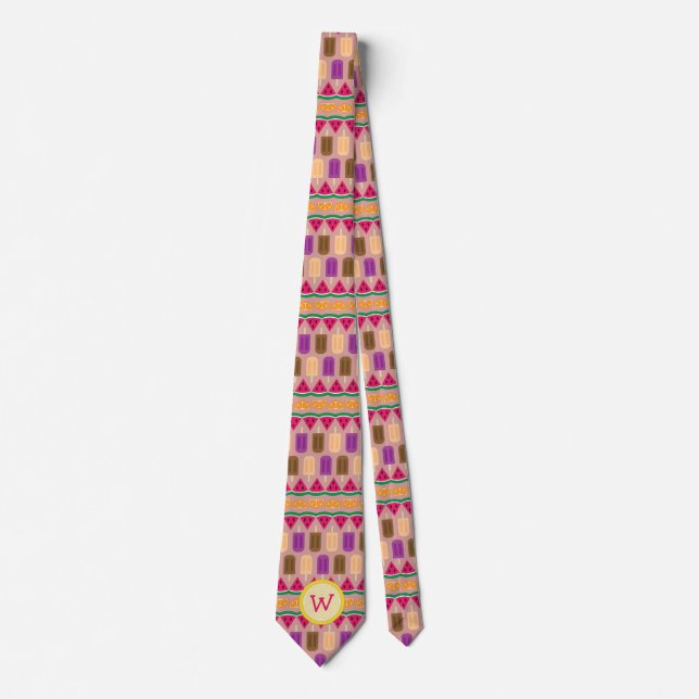 Corbata de hombre Summer Sweets (Anverso)