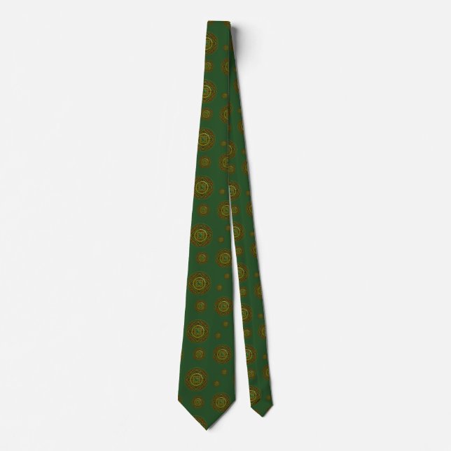 Corbata de hombre Taurus Mandala (Anverso)