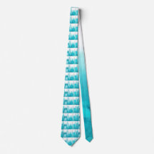 Corbata de hombre turquesa