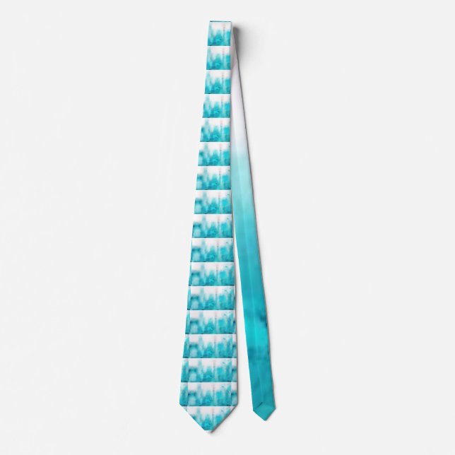 Corbata de hombre turquesa (Anverso)