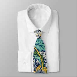 Corbata de hombre vintage William Morris