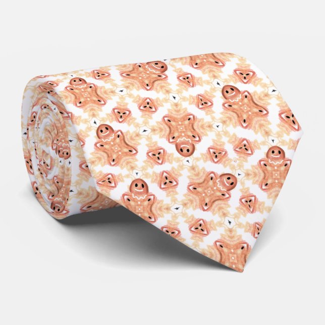 Corbata de hombres de jengibre (Enrollado)