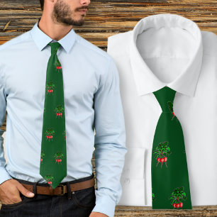 Corbata de jardinero con estampado de remolachas r