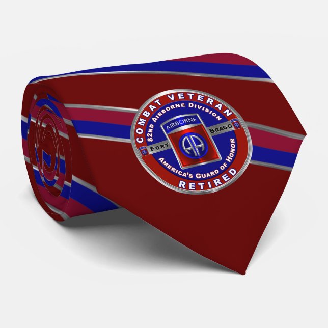 Corbata de la 82ª División Aerotransportada (Enrollado)