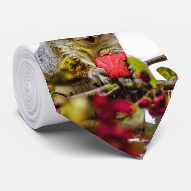 Corbata de la ardilla del navidad (Enrollado)