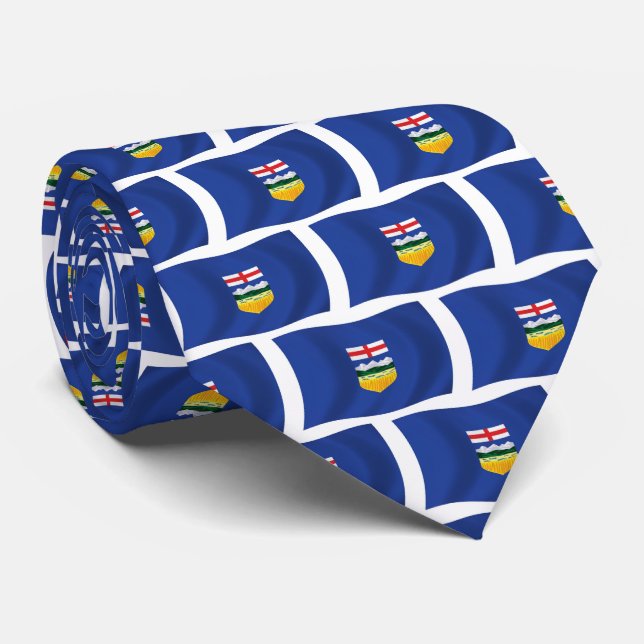 Corbata de la bandera de Alberta (Enrollado)