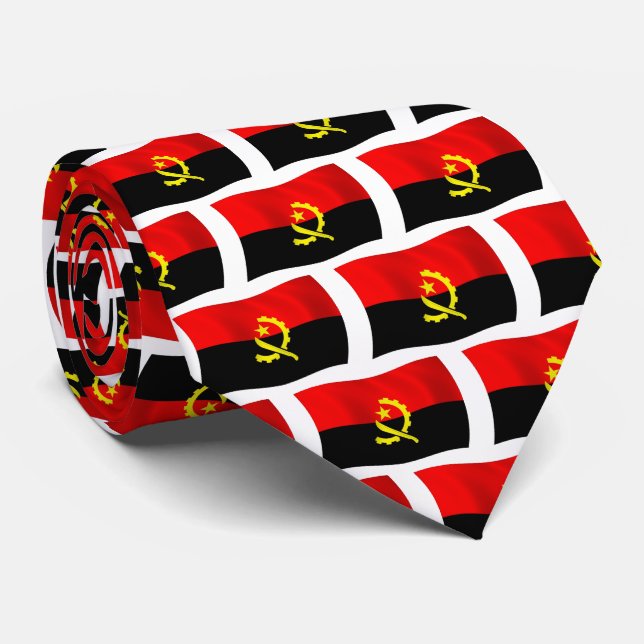 Corbata de la Bandera de Angola (Enrollado)