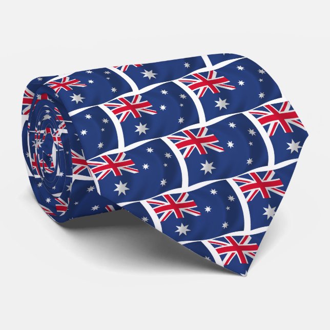 Corbata de la bandera de Australia (Enrollado)
