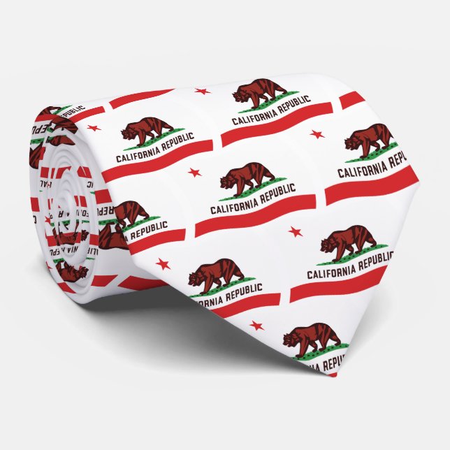 Corbata de la bandera de California (Enrollado)