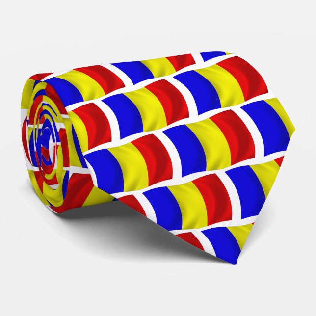 Corbata de la bandera de Chad (Enrollado)
