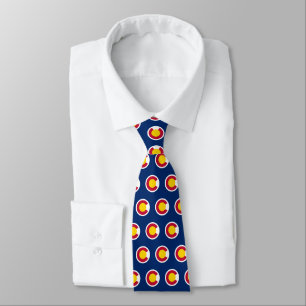 Corbata de la bandera de Colorado, negocios / moda