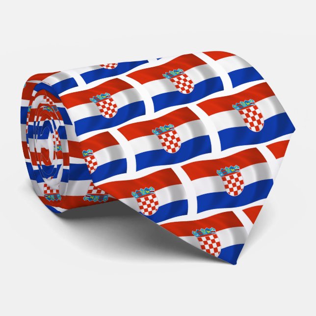 Corbata de la Bandera de Croacia (Enrollado)