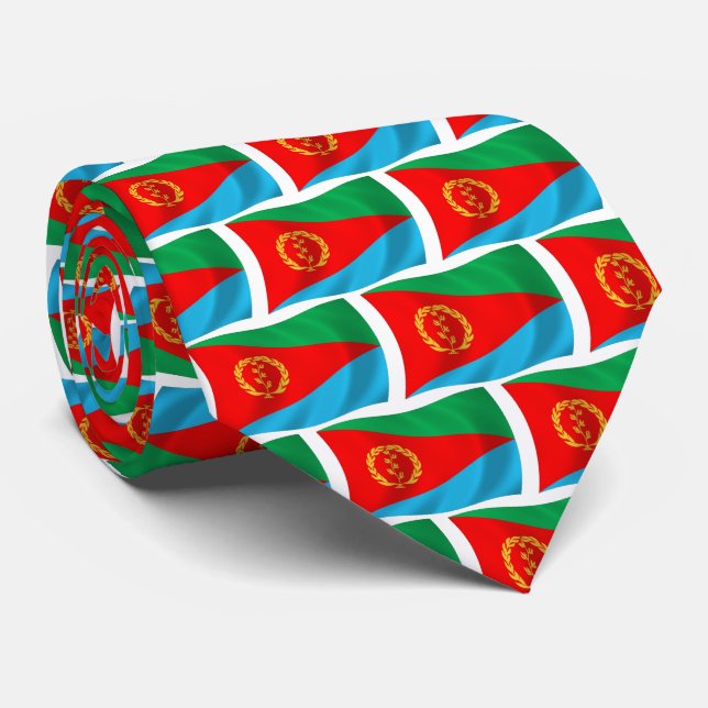 Corbata de la bandera de Eritrea (Enrollado)