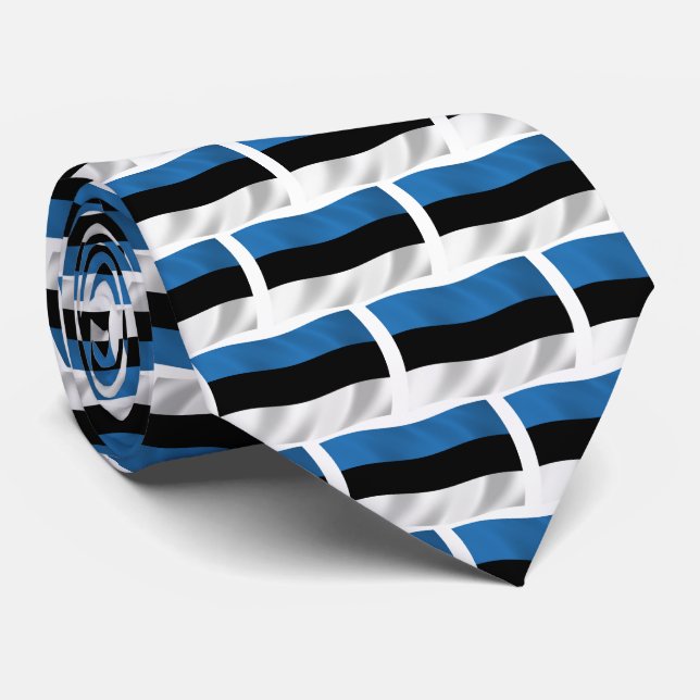 Corbata de la bandera de Estonia (Enrollado)