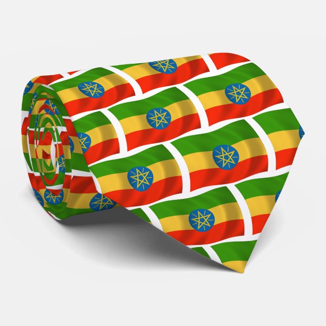 Corbata de la bandera de Etiopía (Enrollado)