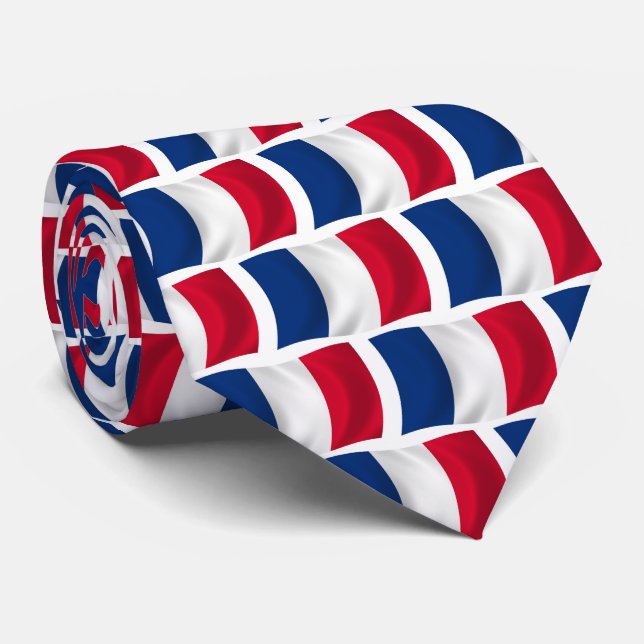 Corbata de la Bandera de Francia (Enrollado)