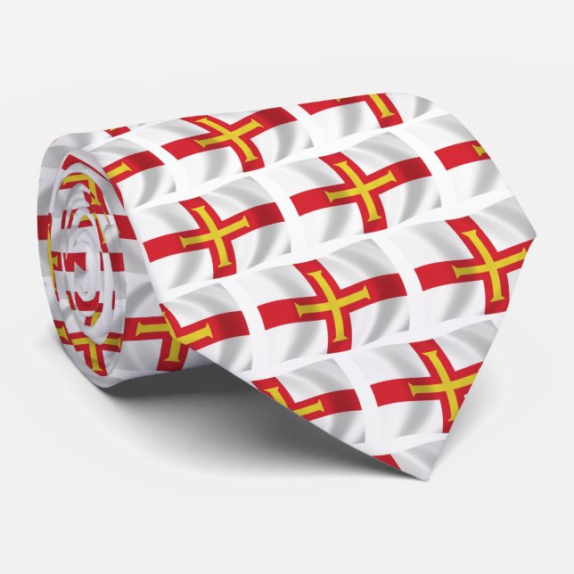 Corbata de la bandera de Guernsey (Enrollado)