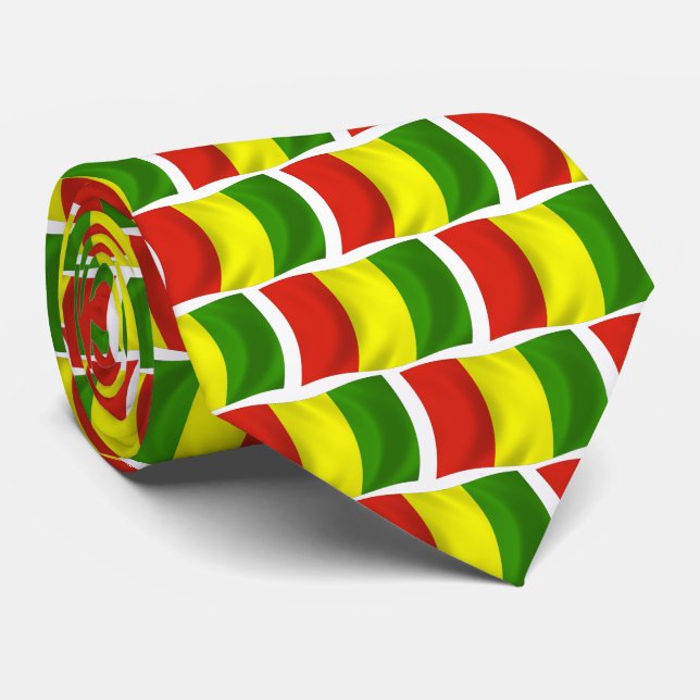 Corbata de la bandera de Guinea (Enrollado)