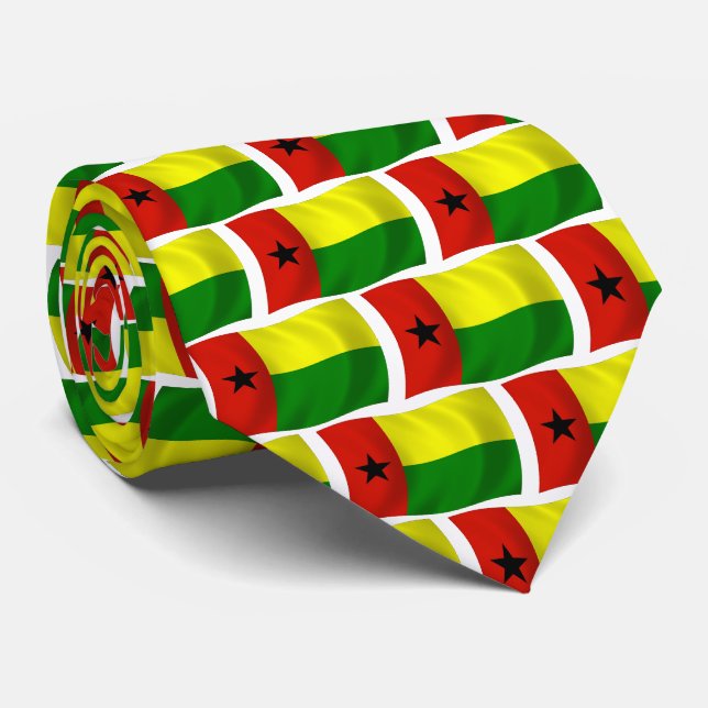 Corbata de la Bandera de Guinea Bissau (Enrollado)
