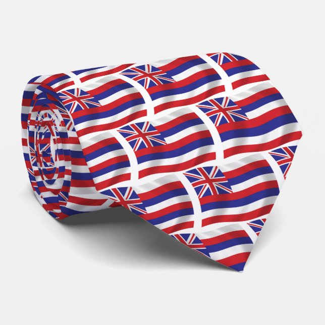 Corbata de la bandera de Hawái (Enrollado)