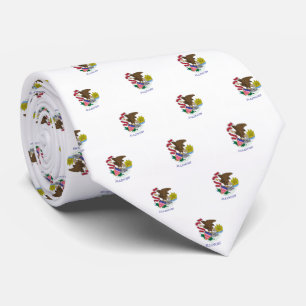 Corbata de la bandera de Illinois