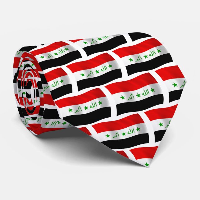 Corbata de la bandera de Irak (Enrollado)