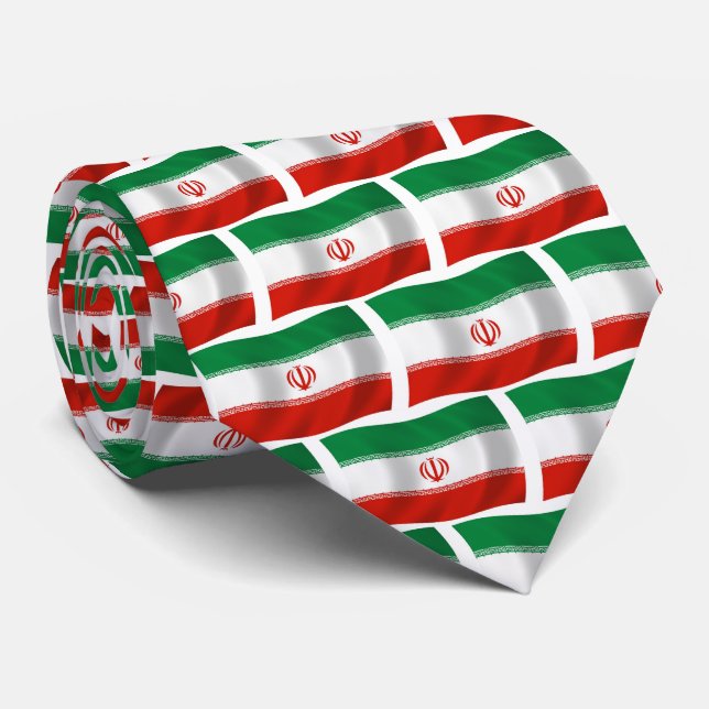 Corbata de la bandera de Irán (Enrollado)