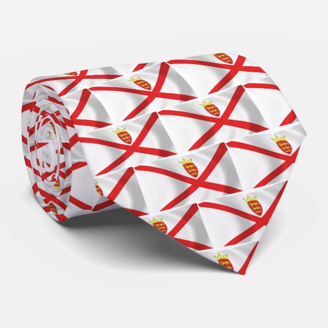 Corbata de la bandera de Jersey (Enrollado)