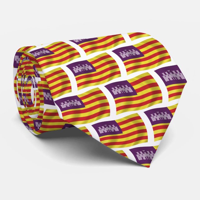 Corbata de la bandera de las Islas Baleares (Enrollado)