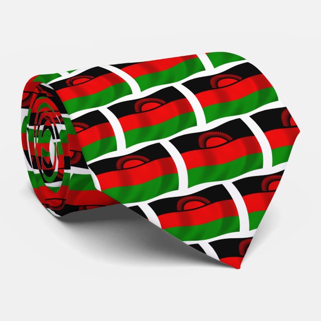 Corbata de la bandera de Malawi (Enrollado)